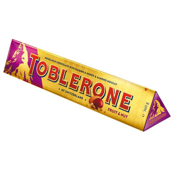 TOBLERONE FRUIT & NUT 360 GR