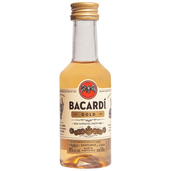 BACARDI GOLD 50 ML.