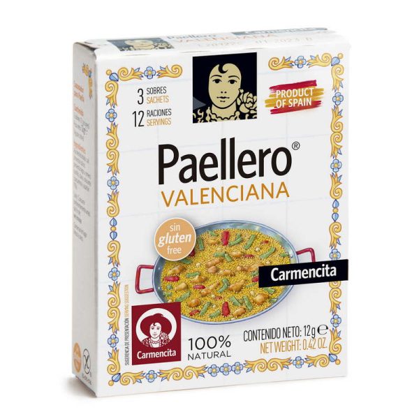 CARMENCITA PAELLERO VALENCIANA 3 SOBRES 12 GR.