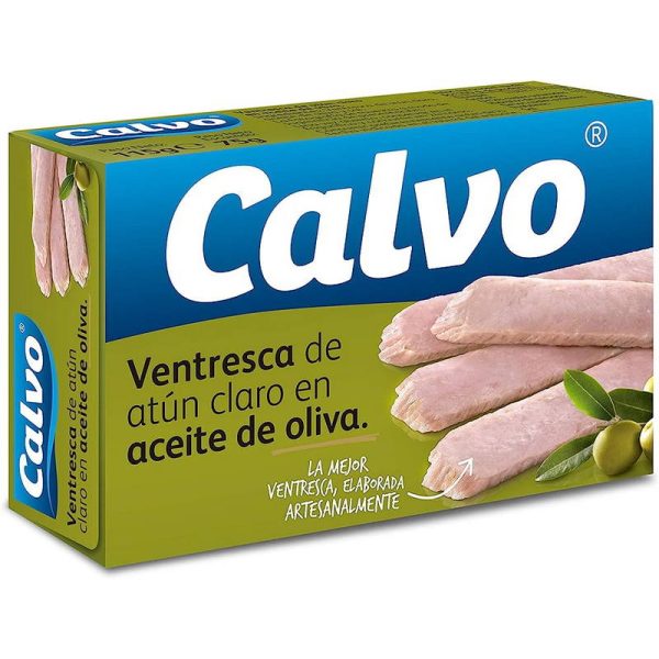 CALVO VENTRESCA EN ACEITE DE OLIVA 115 GRS
