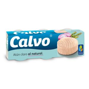 CALVO ATUN AL NATURAL PACK X 3 LATAS 80 GR.