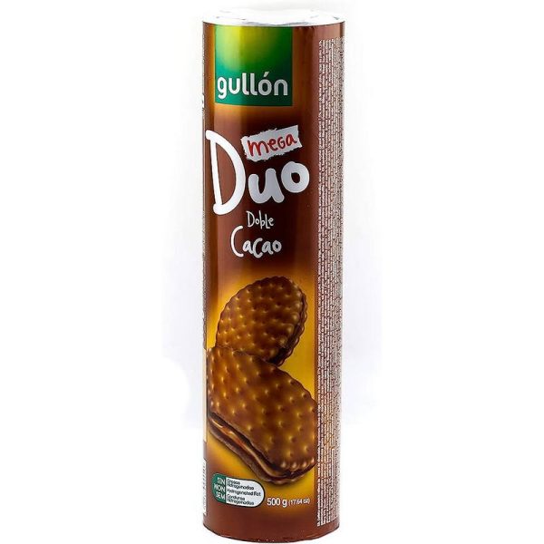 GULLON MEGA DUO CHOCOLATE 500 GR.