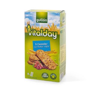 GULLON VITALDAY 5 CEREALES+FRUTOS BOSQUE 240 GR.