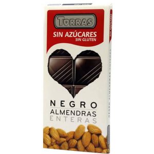 TORRAS CHOCOLATE NEGRO C/ALM S/A 150 GR.
