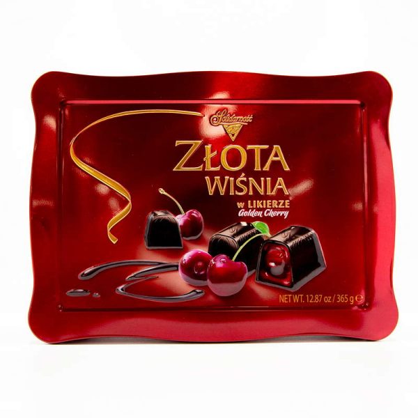 SOLIDARNOSC BOMBONES CEREZA AL LICOR LATA 365 GR
