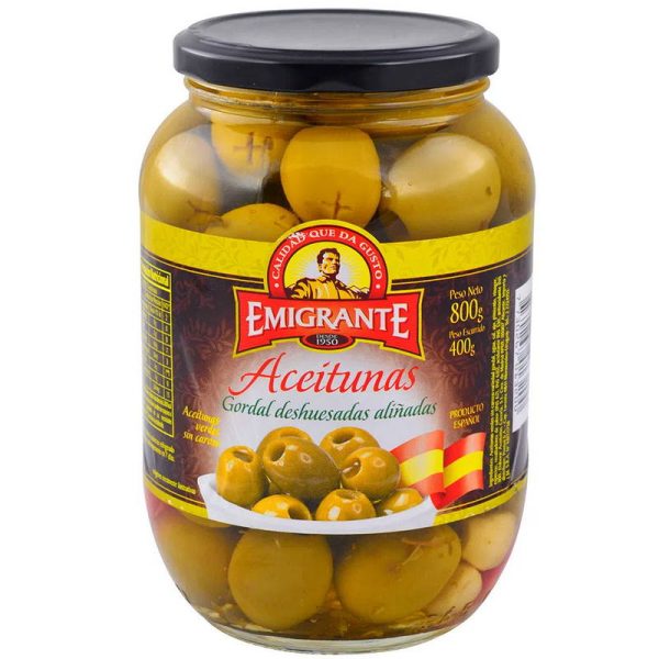 EMIGRANTE ACEITUNAS GORDAL S/C FCO 800 GRS