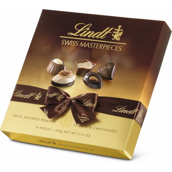 LINDT SWISS MASTERPIECES DK 145 GRS