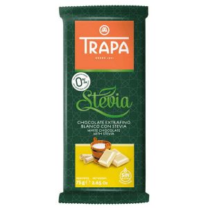 TRAPA TABLETA STEVIA CHOC BLANCO 75GR