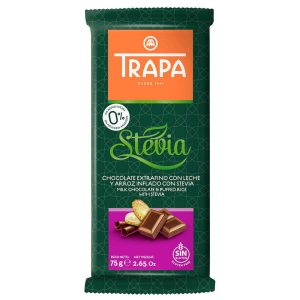 TRAPA TABLETA STEVIA CHOC C/CEREAL 75GR