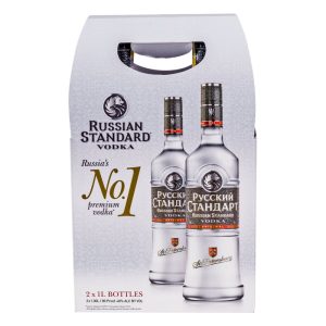 RUSSIAN STANDARD VODKA TWIN PACK 2 X 1 LT.