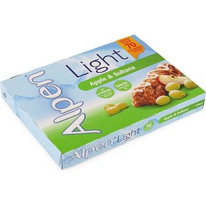 ALPEN BARRITA LIGHT MANZANA Y PASA DE UVAX5