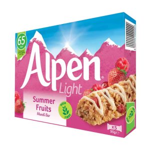 ALPEN BARS LIGHT SUMMERX5