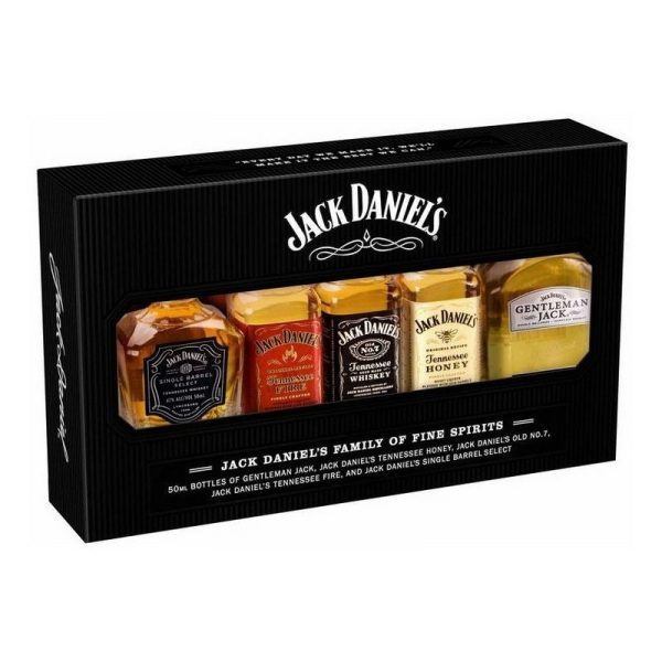 JACK DANIELS PACK MINIAUTRAS 5 X 50ML