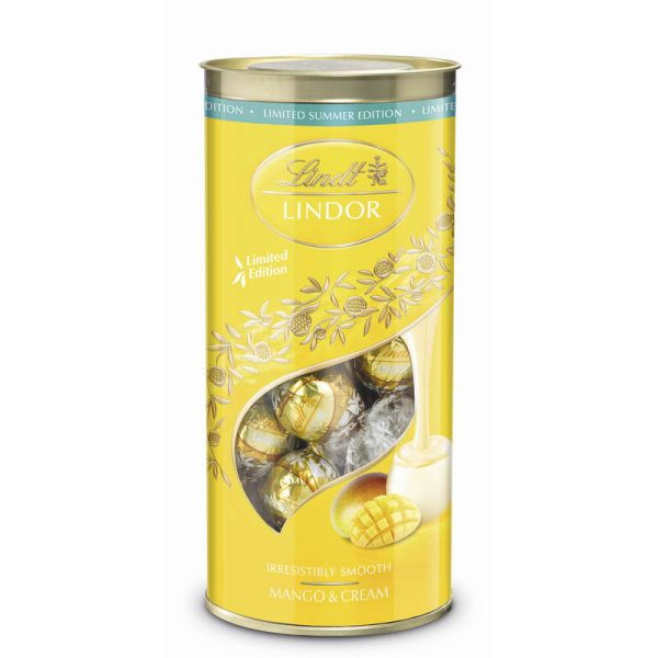 LINDT LINDOR MANGO & CREAM TUBE 387G E5