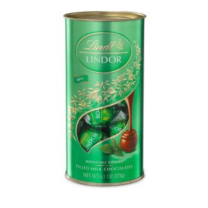 LINDT LINDOR MINI TUBE MILK & MINT 175 GRS.