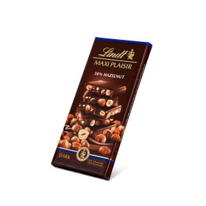 LINDT MAXI PLAISIR DARK HAZELNUT 150 GRS