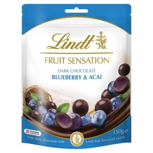 LINDT SENSATION BLUEBERRY ACAI 150 GRS