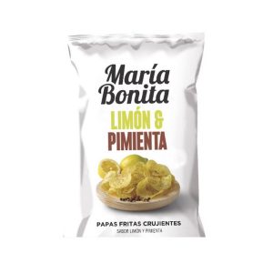 PUNTA BALLENA PAPAS LIMON Y PIMIENTA 120 G