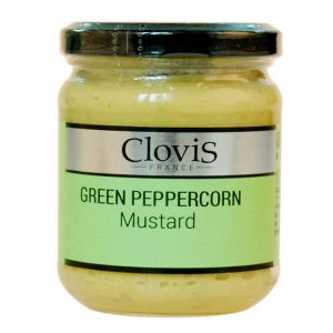 CLOVIS MOSTAZA CON PIMIENTOS VERDES FCO 200G