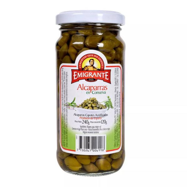 EMIGRANTE ALCAPARRAS FRASCO 240 GRS