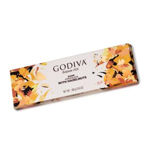 GODIVA TABLET 300G DRK HAZELNUT