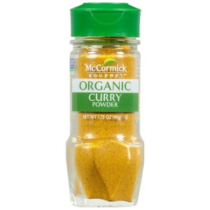 MC CORMICK CURRY EN POLVO MILD ORGANICO 49 GRS