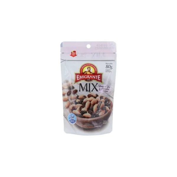 EMIGRANTE MIX ALMENDRAS TOSTADAS + PASAS DP 70GR.