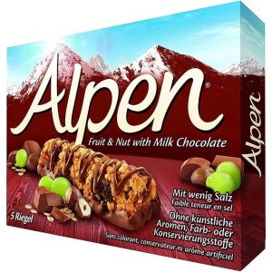 ALPEN BARS CHOCO FRUTAS SECAS Y NUECES (X UNIDAD)