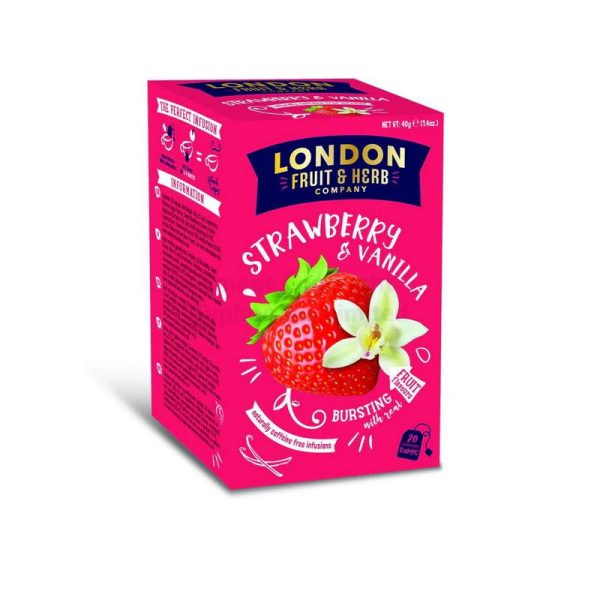 LONDON F&H STRAWBERRY & VANILLA FOOL X 20 SOBRES