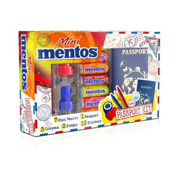 MENTOS MINI PASSPORT KIT 7 MINI ROLLS X 10.5 GMS