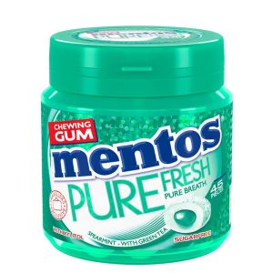 MENTOS GUM PURE SPEARMINT 90GR