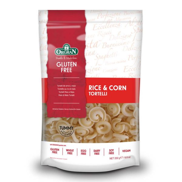 ORGRAN RICE AND CORN TORTELLI 250 GRS