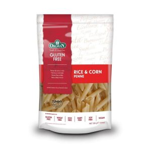ORGRAN RICE AND CORN PENNE 250 GRS
