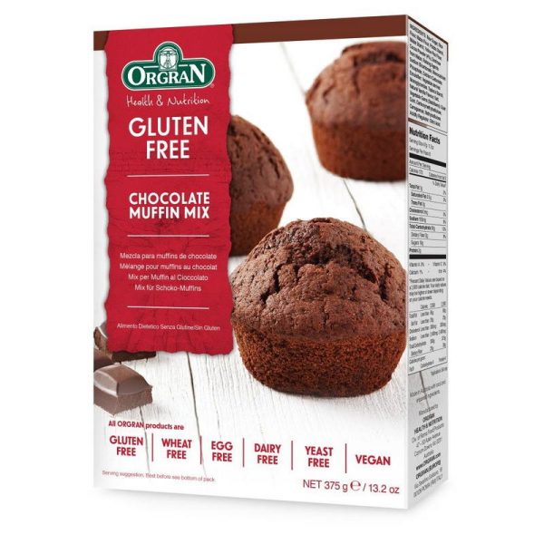 ORGRAN MUFFIN CHOCOLATE MIX 375 GRS