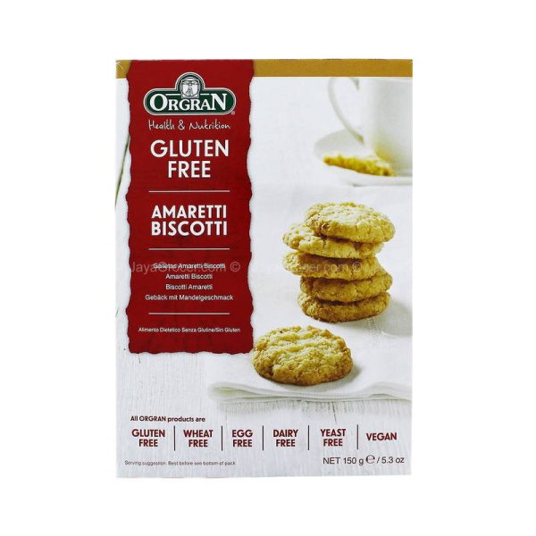 ORGRAN BISCOTTI AMARETTI 150 GRS