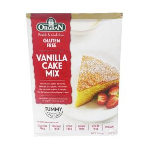 ORGRAN CAKE VANILLA MIX 375 GRS