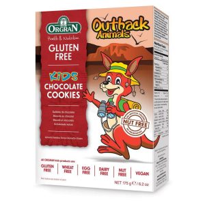 ORGRAN OUTBACK ANIMALS CHOCOLATE COOKIES 175 GRS