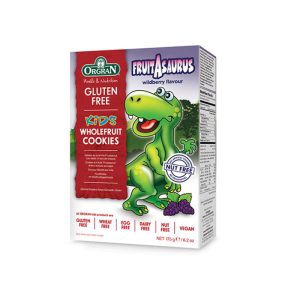 ORGRAN FRUITASAURUS COOKIES - WILDBERRY 175 GRS