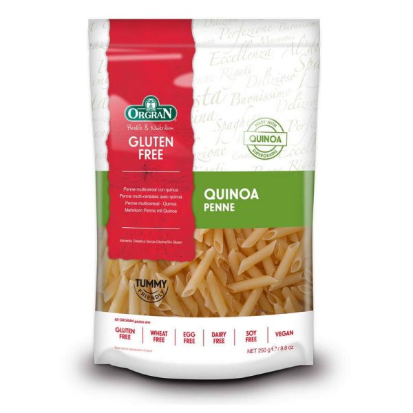 ORGRAN QUINOA PENNE PASTA 250 GRS