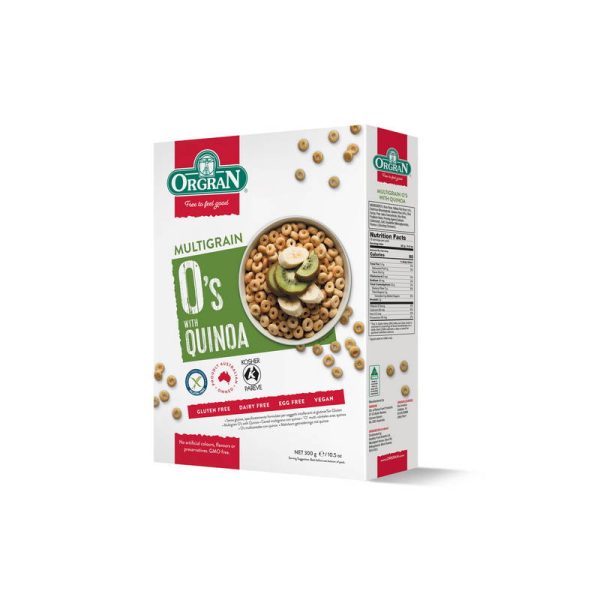 ORGRAN QUINOA MULTIGRAIN BREAKFAST O’s 300 GRS