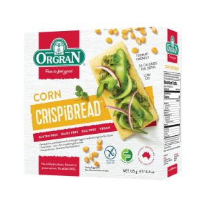 ORGRAN CRISPIBREAD CORN 125 GRS