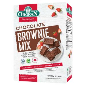 ORGRAN BROWNIE CHOCOLATE MIX 400 GRS