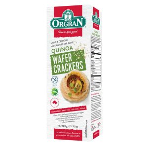 ORGRAN QUINOA WAFER CRACKERS 100 GRS