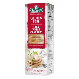 ORGRAN CRACKERS CHIA WAFER 100 GRS
