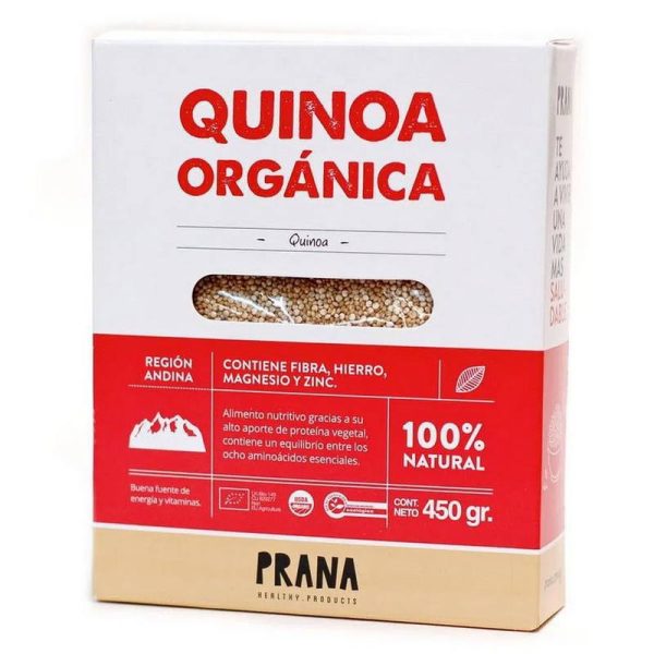 PRANA QUINOA ORGANICA 450 GRS