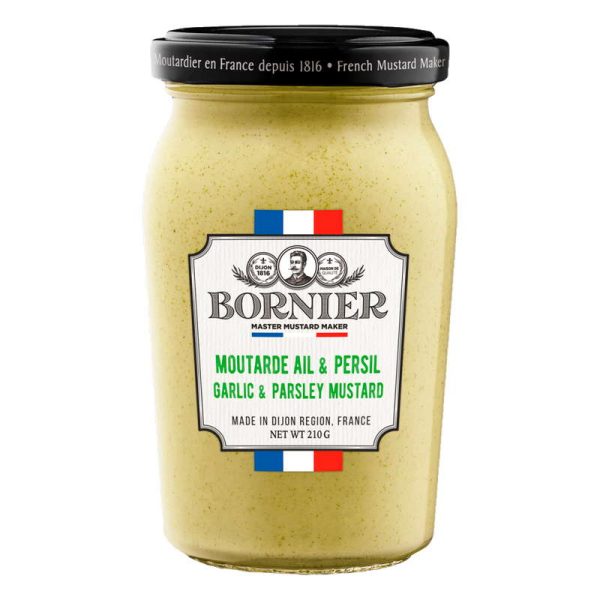 BORNIER MOSTAZA AJO Y PEREJIL 210 GR