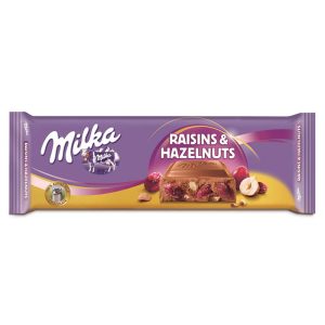 MILKA TABLETA RAISIN & NUT 270G.
