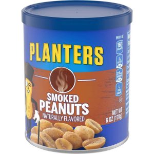 PLANTERS SMOKED PEANUTS 6 OZ