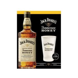 JACK DANIELS HONEY 0.75 LT. + 1 VASOS