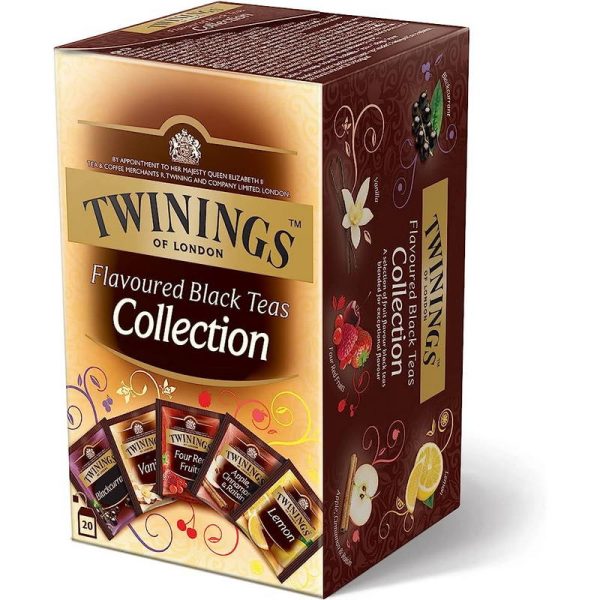 TWININGS PACK FLAVOURED BLACK COLLEC. 20S (5 X 4)